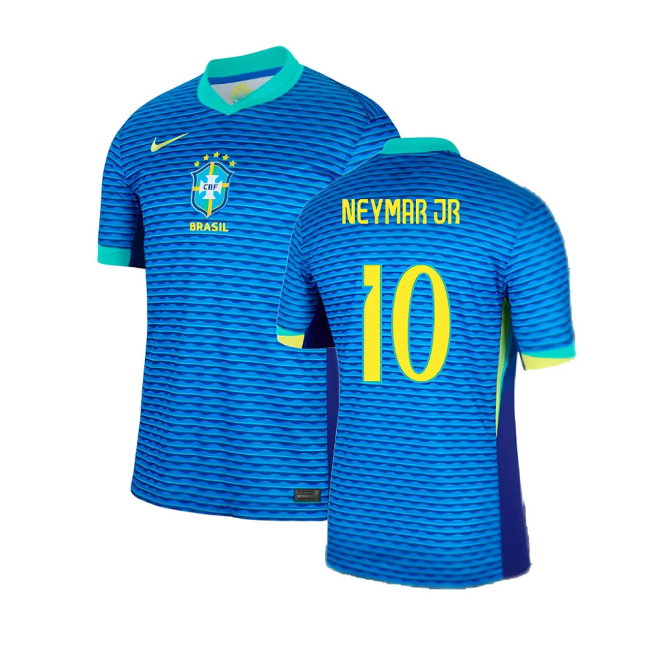 2024-2025 Brazil Away Shirt (Neymar JR 10)-SoccerKits Hub | Buy Soccer Jerseys Online